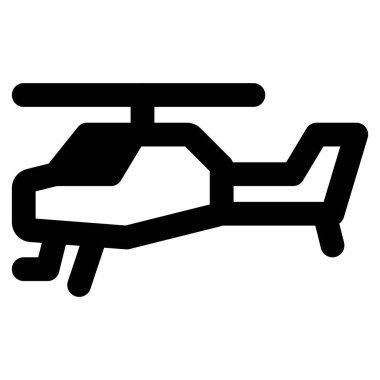 Askeri helikopter savaşa hazır..