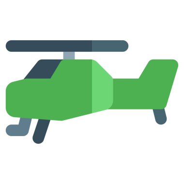 Askeri helikopter savaşa hazır..