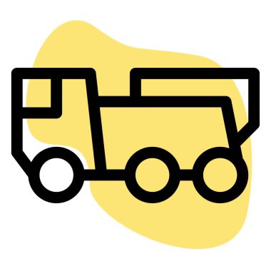 Büyük tekerlekli askeri taktik kamyonu..