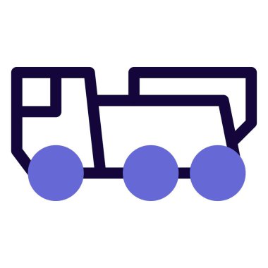 Büyük tekerlekli askeri taktik kamyonu..