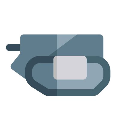 Rayları olan zırhlı bir savaş aracı..