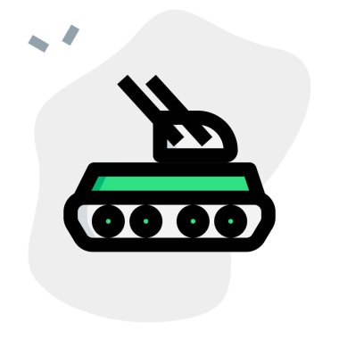 Çift namlulu tank ya da ana savaş tankı.