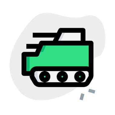 Çift namlulu bir savaş tankı..