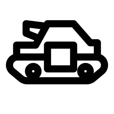 Eski bir tank, savaş zamanı zırhlı bir araç..