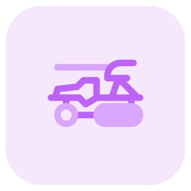 Eski tip askeri araç zırhlı savaş arabası..