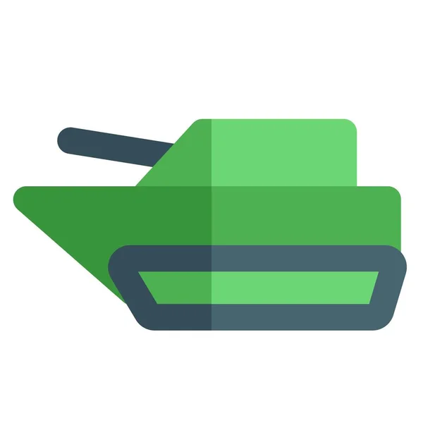 Military Amphibious Assault Armored Tank — Stock Vector