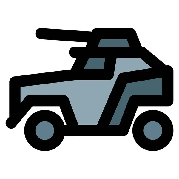 Vehículo Blindado Multipropósito Para Transporte — Archivo Imágenes Vectoriales