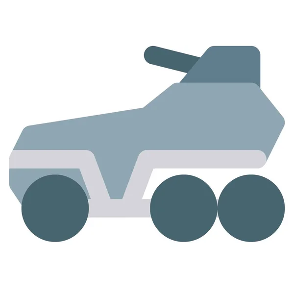 Pancerne Mpv Pojazd Wojenny Ochroną — Wektor stockowy