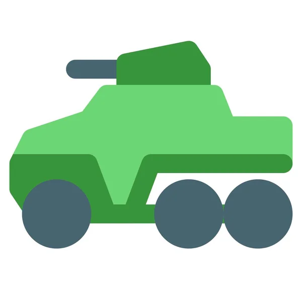 Vehículo Militar Para Entrega Armas Pesadas — Archivo Imágenes Vectoriales
