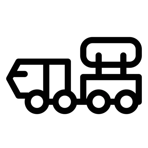 ヘムト 貨物を輸送するために使用される車両 — ストックベクタ