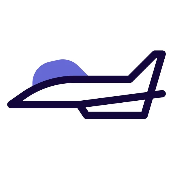 Jetliner Som Huvudsakligen Används Luftstrider — Stock vektor
