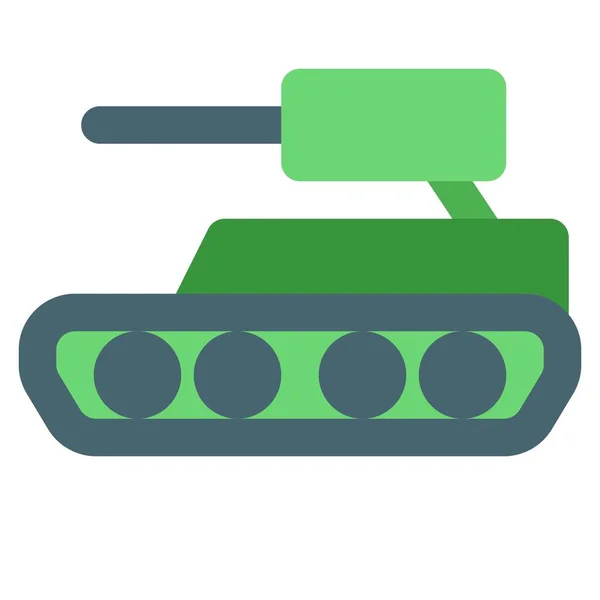 Univerzální Tank Připraven Boji — Stockový vektor