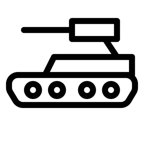 Tanque Universal Listo Para Combate — Vector de stock