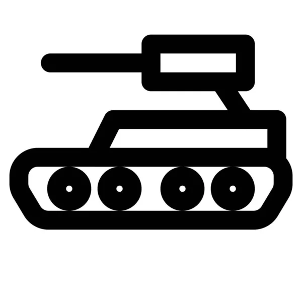 Evrensel Tank Savaşa Hazır — Stok Vektör