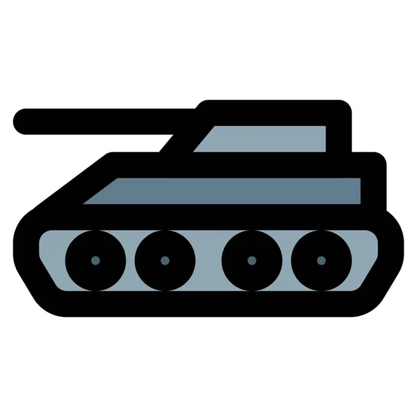 Tanque Veículo Blindado Combate —  Vetores de Stock