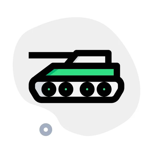 Czołg Opancerzony Pojazd Bojowy — Wektor stockowy