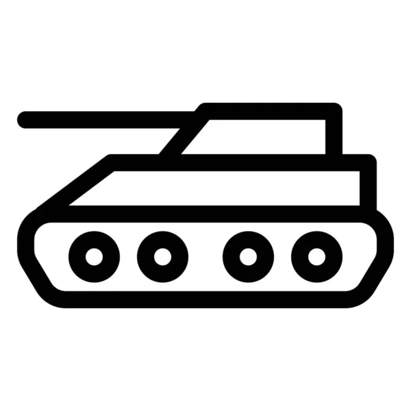 Tank Veicolo Blindato Combattimento — Vettoriale Stock