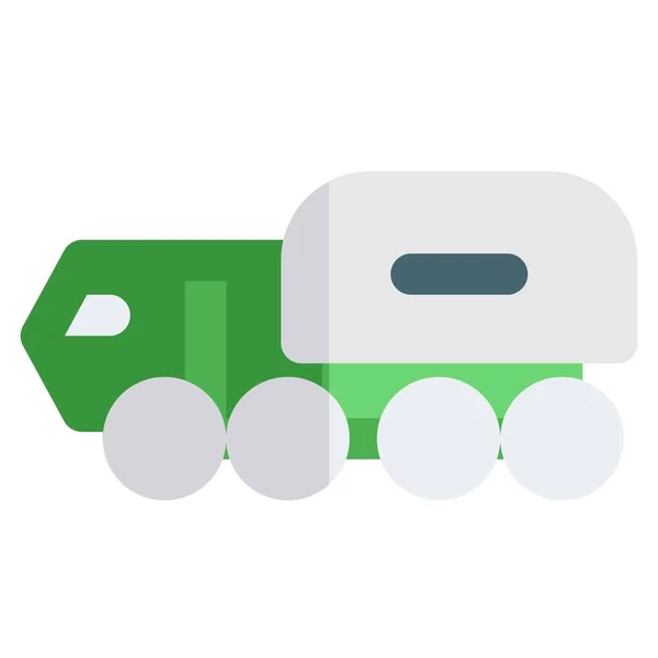 Camion Citerne Transportant Grandes Quantités Liquides — Image vectorielle