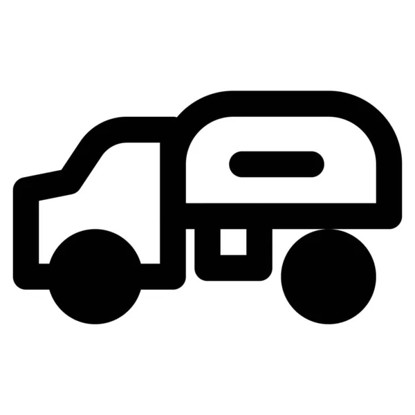 Transport Liquides Par Camion Citerne — Image vectorielle