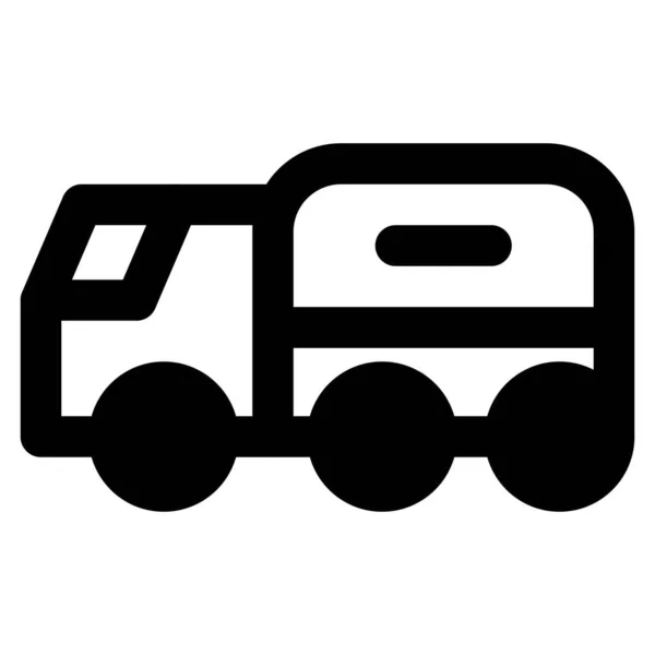 Transport Kemiska Vätskor Med Tankbil — Stock vektor