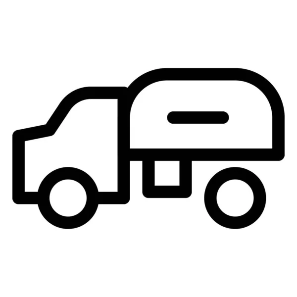 Transport Liquides Par Camion Citerne — Image vectorielle