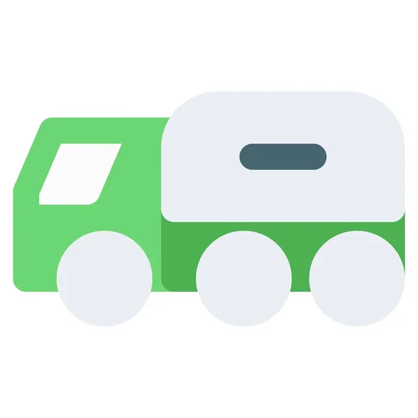Vervoer Van Chemische Vloeistoffen Tankwagen — Stockvector