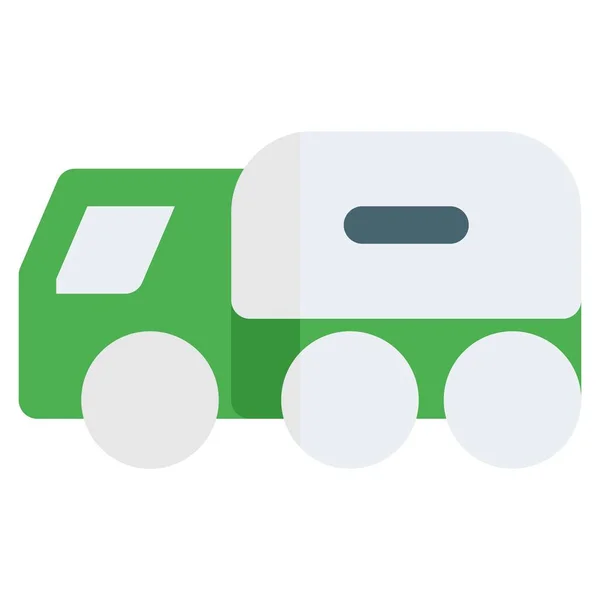 Transporte Líquidos Químicos Camión Cisterna — Vector de stock