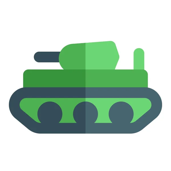 Klasik Tasarımlı Bir Savaş Alanı Tankı — Stok Vektör