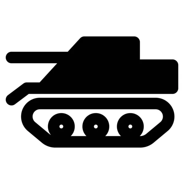Nehéz Harctéri Tank Használják Világháborúkban — Stock Vector