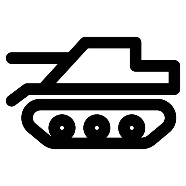 Tanque Campo Batalla Pesado Utilizado Guerras Mundiales — Vector de stock