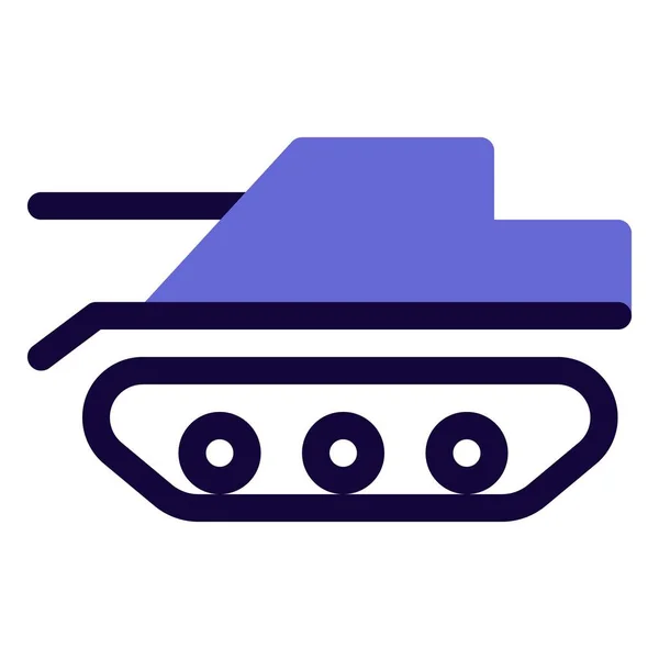 世界大战中使用的重型坦克 — 图库矢量图片