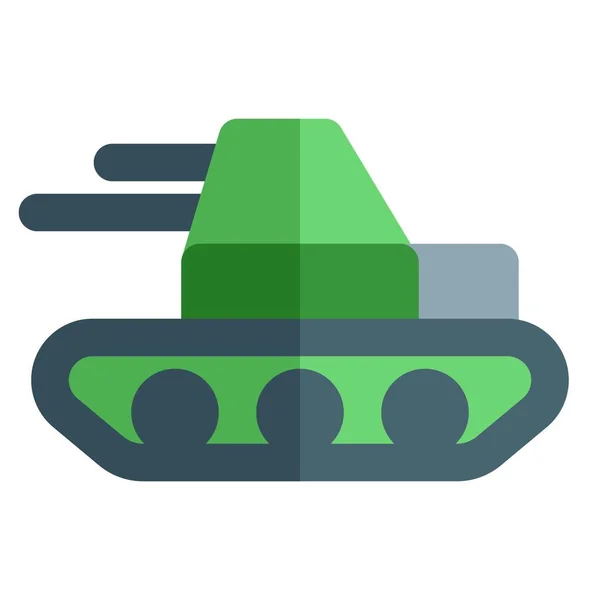 Savaş Tankı Imha Silahlarıyla Donatılmış — Stok Vektör
