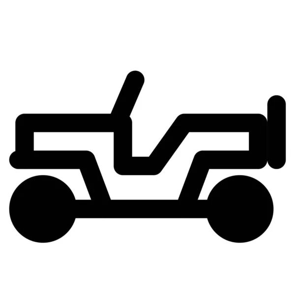 Opancerzony Samochód Bojowy Napędzany Silnikiem — Wektor stockowy