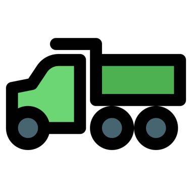 Büyük lastikleri olan off-road askeri aracı.