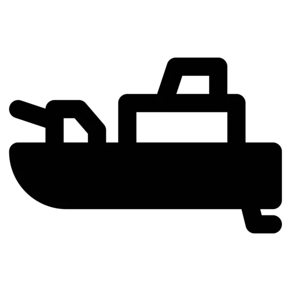 为海战建造的装甲战舰 — 图库矢量图片