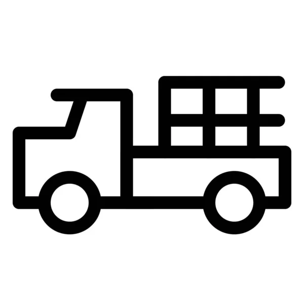 运载作战武器的军用卡车 — 图库矢量图片