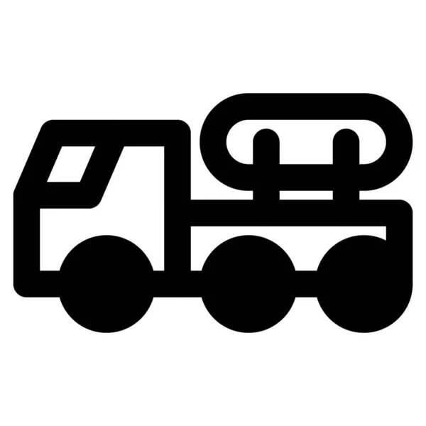 Camion Guerre Transportant Une Quantité Importante Carburant — Image vectorielle