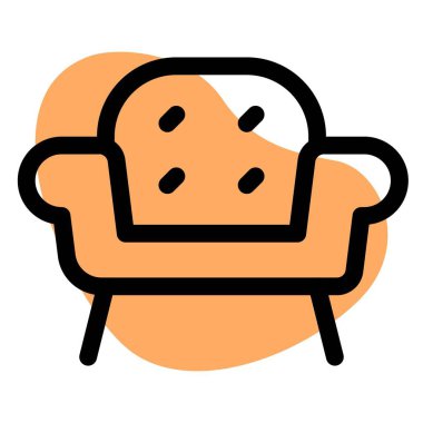 Şık, uzun kadife koltuklar..