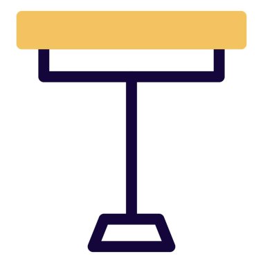 Modern bir sehpa tasarımı..