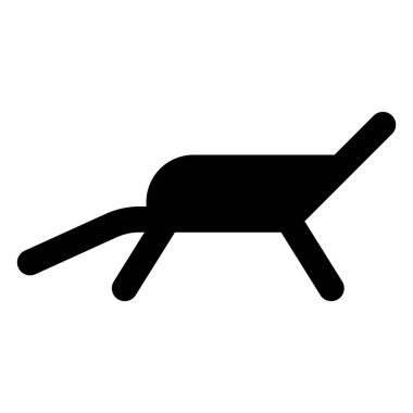 Rahat şezlong ya da şezlong.