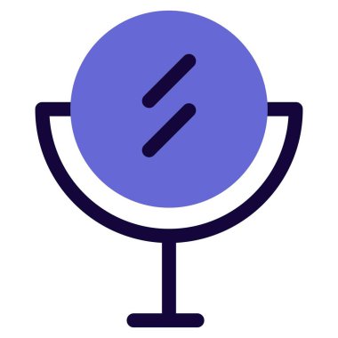 Dekor olarak yerleştirilen küçük taşınabilir ayna