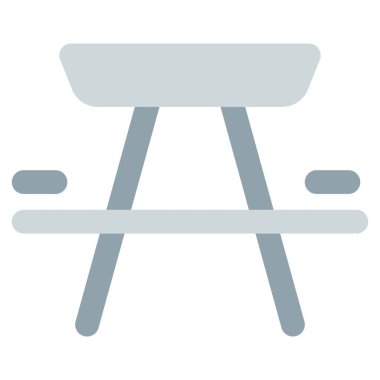 Piknik masası olarak kullanılan esnek mobilyalar.