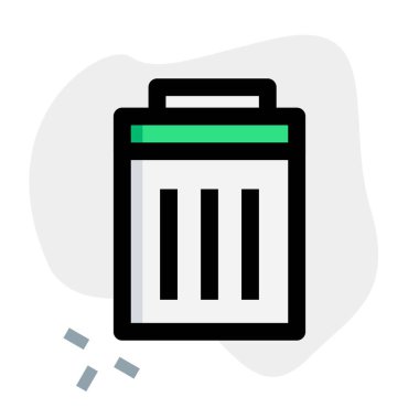 Kafelerde sıkça kullanılan büyük boy çöp kovası