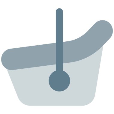 Yeni doğan için sallanan bir beşik.