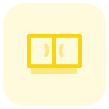 Eşyalar depolamak için çift büfe