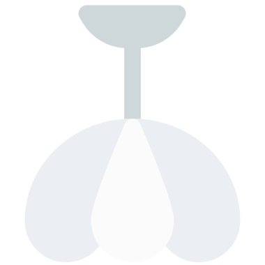 Dekoratif tavana monte edilmiş aydınlatma armatürü.