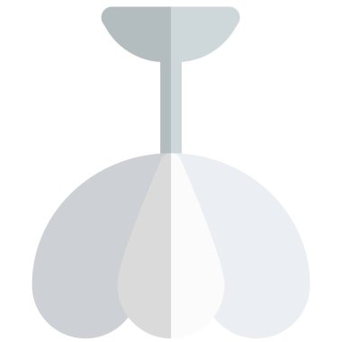 Dekoratif tavana monte edilmiş aydınlatma armatürü.