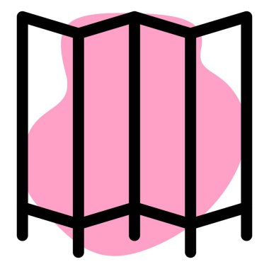 Katlanabilir ekran kullanarak alan ayrılması için.