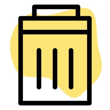 Kafelerde sıkça kullanılan büyük boy çöp kovası