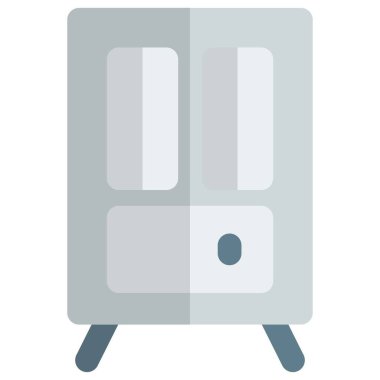 Depolama için birden fazla çekmece dolabı.